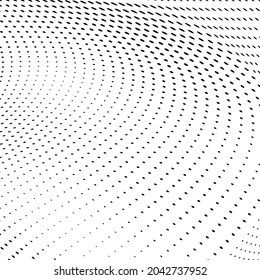 Abstract halftone wave dotted background