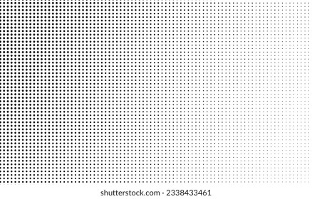 Abstract halftone wave dotted background. Futuristic twisted grunge pattern, dot, circles. Vector modern optical pop art texture for posters, business cards, cover, labels mock-up, stickers layout