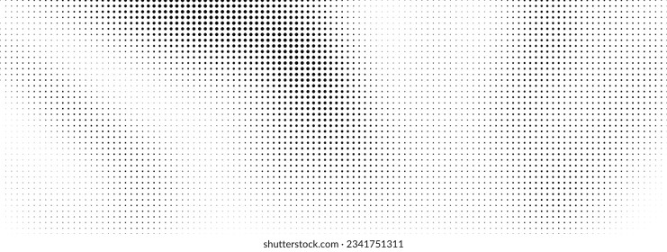 Abstract halftone wave dotted background. Futuristic twisted grunge pattern, dot, circles. Vector modern optical pop art texture for posters, business cards, cover, labels mock-up, stickers layout