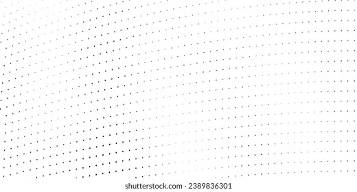 Abstract halftone wave dotted background. Futuristic twisted grunge pattern, dot, circles. Vector modern optical pop art texture for posters, business cards, cover, labels mock-up, stickers layout