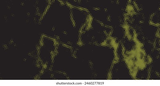 Abstract halftone wave dotted background. Futuristic twisted grunge pattern, dot, circles. Vector modern