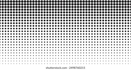 Abstract halftone wave dotted background. Futuristic twisted grunge pattern, dot, circles. Vector modern optical pop art texture for posters, business cards, cover, labels  stickers layout modern dots