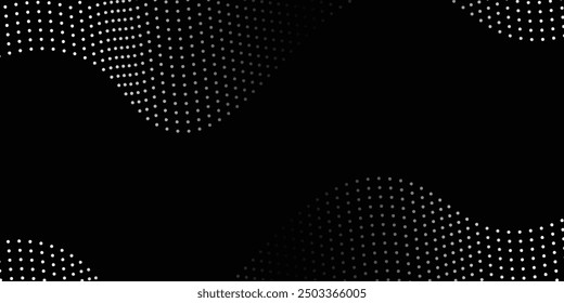 Abstract halftone wave dotted background. Futuristic twisted grunge pattern, dot, circles. Vector modern optical pop art texture for posters, business cards, cover, labelsvector dots modern