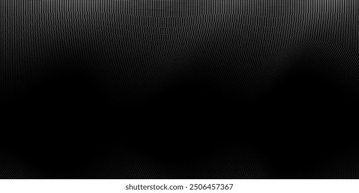 Abstract halftone wave dotted background. Futuristic twisted grunge pattern, dots, circles. Modern optical pop art texture modern vector dot label.