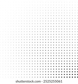 Abstract halftone wave dotted background. Futuristic twisted grunge pattern, dot, circles. Vector modern optical pop art texture for posters, business cards, cover, labels mock-up, stickers layout
