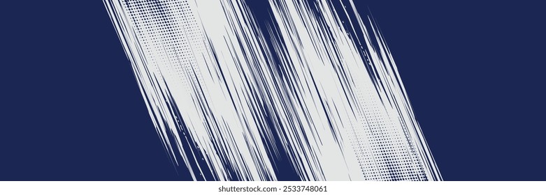 Abstract halftone wave dotted background. Futuristic twisted grunge pattern, dots, circles. Vector illustration.