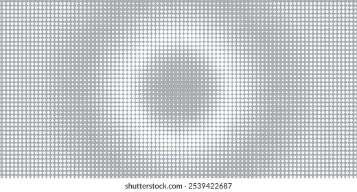 Abstract halftone wave dotted background. Halftone grunge pattern with square. Vector halftone modern pop art twisted texture for poster, cover, business card, postcard, art label layout, sticker.