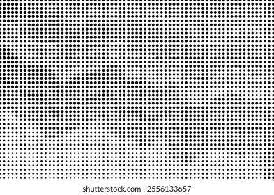 Abstract halftone wave dotted background. Halftone grunge pattern with square. Vector halftone modern pop art twisted texture for poster, cover, business card, postcard, art label layout, sticker.