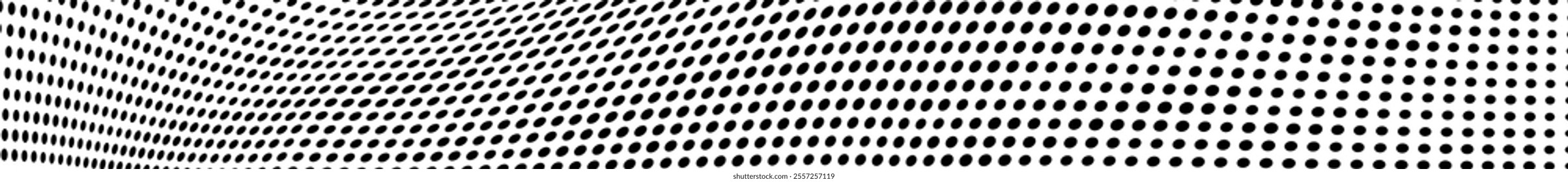 Abstract halftone wave dotted background. Halftone grunge pattern with square. Vector halftone modern pop art twisted texture for poster, cover, business card, postcard, art label layout, sticker.