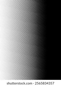 Abstract halftone wave dotted background. Halftone grunge pattern with square. Vector halftone modern pop art twisted texture for poster, cover, business card, postcard, art label layout, sticker.