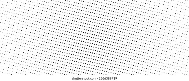 Abstract halftone wave dotted background. Halftone grunge pattern with square. Vector halftone modern pop art twisted texture for poster, cover, business card, postcard, art label layout, sticker.