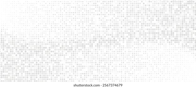 Abstract halftone wave dotted background. Futuristic twisted grunge pattern, dot, circles. Vector modern optical pop art texture for posters, business cards, cover, labels mock-up, stickers layout