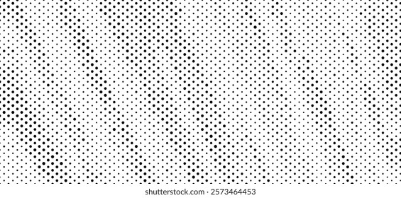 Abstract halftone wave dotted background. Futuristic twisted grunge pattern, dot, circles.  Vector modern optical pop art texture for posters, business cards, cover, labels mock-up, stickers layout.