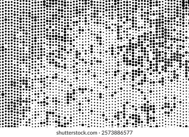 Abstract halftone wave dotted background. Futuristic twisted grunge pattern, dot, circles.  Vector modern optical pop art texture for posters, business cards, cover, labels mock-up, stickers layout.