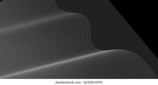 Abstract halftone wave dotted background. Futuristic twisted grunge pattern, dots, circles. Modern optical pop art texture modern vector dot label.