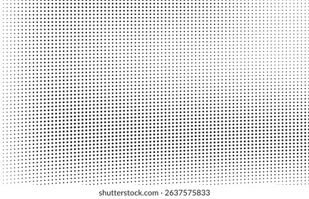 Abstract halftone wave dotted background. Futuristic twisted grunge pattern, dot, circles.  Vector modern optical pop art texture for posters, business cards, cover, labels mock-up, stickers layout