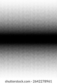 Abstract halftone wave dotted background