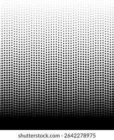 Abstract halftone wave dotted background