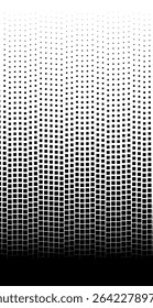 Abstract halftone wave dotted background