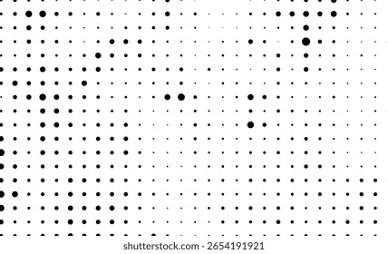 Abstrakte Halbtonwelle, gepunkteter Hintergrund. Halbtonverdrehtes Grunge-Muster, Punkt, Kreis.  Vektor moderne optische Halbton Pop Art Textur für Poster, Visitenkarte, Abdeckung, Label Mock-up, Aufkleber Layout