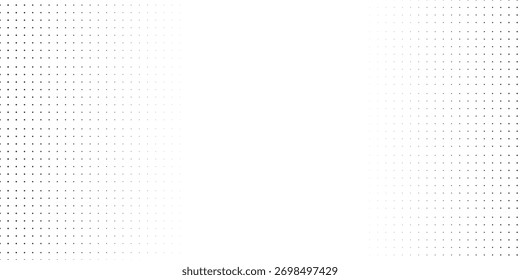 Plano de fundo pontilhado de onda de meio-tom abstrato. Padrão grunge trançado futurista, ponto, círculos