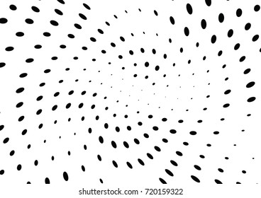 Abstract halftone wave dotted background. Futuristic grunge pattern, dot, circles.  Vector modern optical pop art texture for posters, sites, business cards, cover, labels mock-up, stickers layout