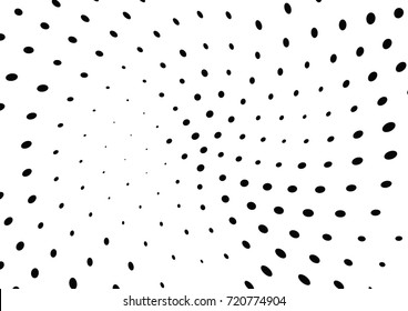 Abstract halftone wave dotted background. Futuristic grunge pattern, dot, circles.  Vector modern optical pop art texture for posters, sites, business cards, cover, labels mock-up, stickers layout