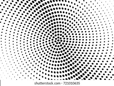 Abstract halftone wave dotted background. Futuristic grunge pattern, dot, circles.  Vector modern optical pop art texture for posters, sites, business cards, cover, labels mock-up, stickers layout