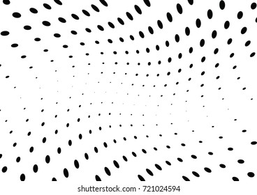 Abstract halftone wave dotted background. Futuristic grunge pattern, dot, circles.  Vector modern optical pop art texture for posters, sites, business cards, cover, labels mock-up, stickers layout