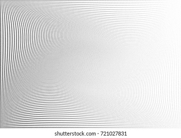 Abstract halftone wave dotted background. Futuristic grunge pattern, dot, circles.  Vector modern optical pop art texture for posters, sites, business cards, cover, labels mock-up, stickers layout