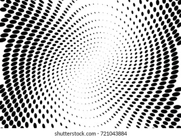 Abstract halftone wave dotted background. Futuristic grunge pattern, dot, circles.  Vector modern optical pop art texture for posters, sites, business cards, cover, labels mock-up, stickers layout