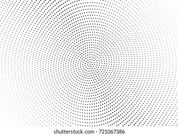 Abstract halftone wave dotted background. Futuristic grunge pattern, dot, circles.  Vector modern optical pop art texture for posters, sites, business cards, cover, labels mock-up, stickers layout