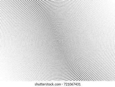 Abstract halftone wave dotted background. Futuristic grunge pattern, dot, circles.  Vector modern optical pop art texture for posters, sites, business cards, cover, labels mock-up, stickers layout