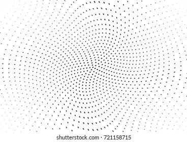 Abstract halftone wave dotted background. Futuristic grunge pattern, dot, circles.  Vector modern optical pop art texture for posters, sites, business cards, cover, labels mock-up, stickers layout