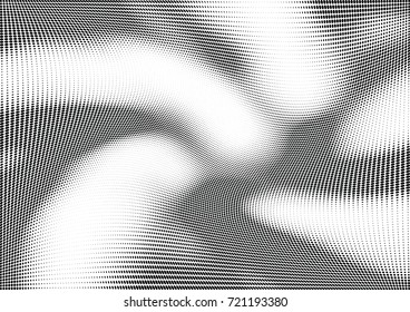 Abstract halftone wave dotted background. Futuristic grunge pattern, dot, circles.  Vector modern optical pop art texture for posters, sites, business cards, cover, labels mock-up, stickers layout