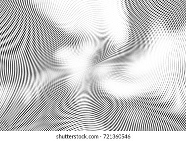Abstract halftone wave dotted background. Futuristic grunge pattern, dot, circles.  Vector modern optical pop art texture for posters, sites, business cards, cover, labels mock-up, stickers layout
