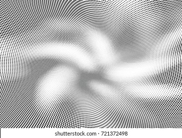 Abstract halftone wave dotted background. Futuristic grunge pattern, dot, circles.  Vector modern optical pop art texture for posters, sites, business cards, cover, labels mock-up, stickers layout