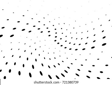 Abstract halftone wave dotted background. Futuristic grunge pattern, dot, circles.  Vector modern optical pop art texture for posters, sites, business cards, cover, labels mock-up, stickers layout