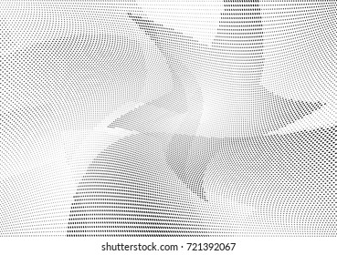 Abstract halftone wave dotted background. Futuristic grunge pattern, dot, circles.  Vector modern optical pop art texture for posters, sites, business cards, cover, labels mock-up, stickers layout