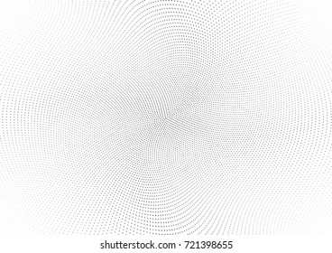 Abstract halftone wave dotted background. Futuristic grunge pattern, dot, circles.  Vector modern optical pop art texture for posters, sites, business cards, cover, labels mock-up, stickers layout