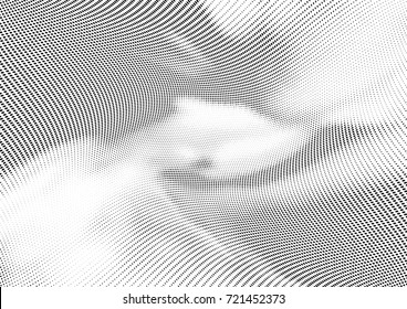 Abstract halftone wave dotted background. Futuristic grunge pattern, dot, circles.  Vector modern optical pop art texture for posters, sites, business cards, cover, labels mock-up, stickers layout