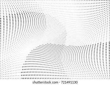Abstract halftone wave dotted background. Futuristic grunge pattern, dot, circles.  Vector modern optical pop art texture for posters, sites, business cards, cover, labels mock-up, stickers layout