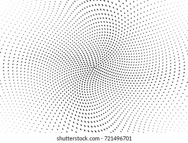 Abstract halftone wave dotted background. Futuristic grunge pattern, dot, circles.  Vector modern optical pop art texture for posters, sites, business cards, cover, labels mock-up, stickers layout