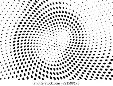 Abstract halftone wave dotted background. Futuristic grunge pattern, dot, circles.  Vector modern optical pop art texture for posters, sites, business cards, cover, labels mock-up, stickers layout
