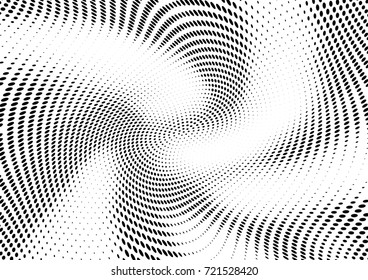Abstract halftone wave dotted background. Futuristic grunge pattern, dot, circles.  Vector modern optical pop art texture for posters, sites, business cards, cover, labels mock-up, stickers layout