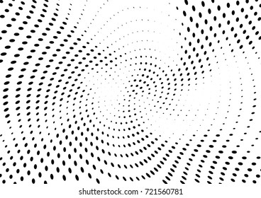 Abstract halftone wave dotted background. Futuristic grunge pattern, dot, circles.  Vector modern optical pop art texture for posters, sites, business cards, cover, labels mock-up, stickers layout