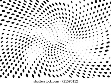 Abstract halftone wave dotted background. Futuristic grunge pattern, dot, circles.  Vector modern optical pop art texture for posters, sites, business cards, cover, labels mock-up, stickers layout