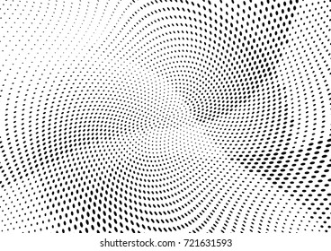 Abstract halftone wave dotted background. Futuristic grunge pattern, dot, circles.  Vector modern optical pop art texture for posters, sites, business cards, cover, labels mock-up, stickers layout