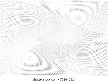 Abstract halftone wave dotted background. Futuristic grunge pattern, dot, circles.  Vector modern optical pop art texture for posters, sites, business cards, cover, labels mock-up, stickers layout