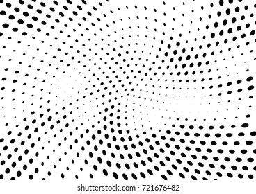 Abstract halftone wave dotted background. Futuristic grunge pattern, dot, circles.  Vector modern optical pop art texture for posters, sites, business cards, cover, labels mock-up, stickers layout